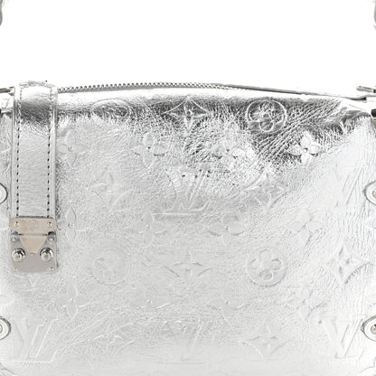 Louis Vuitton Calfskin Monogram Miroir LV Ski Side Trunk MM Silver 7 of 9