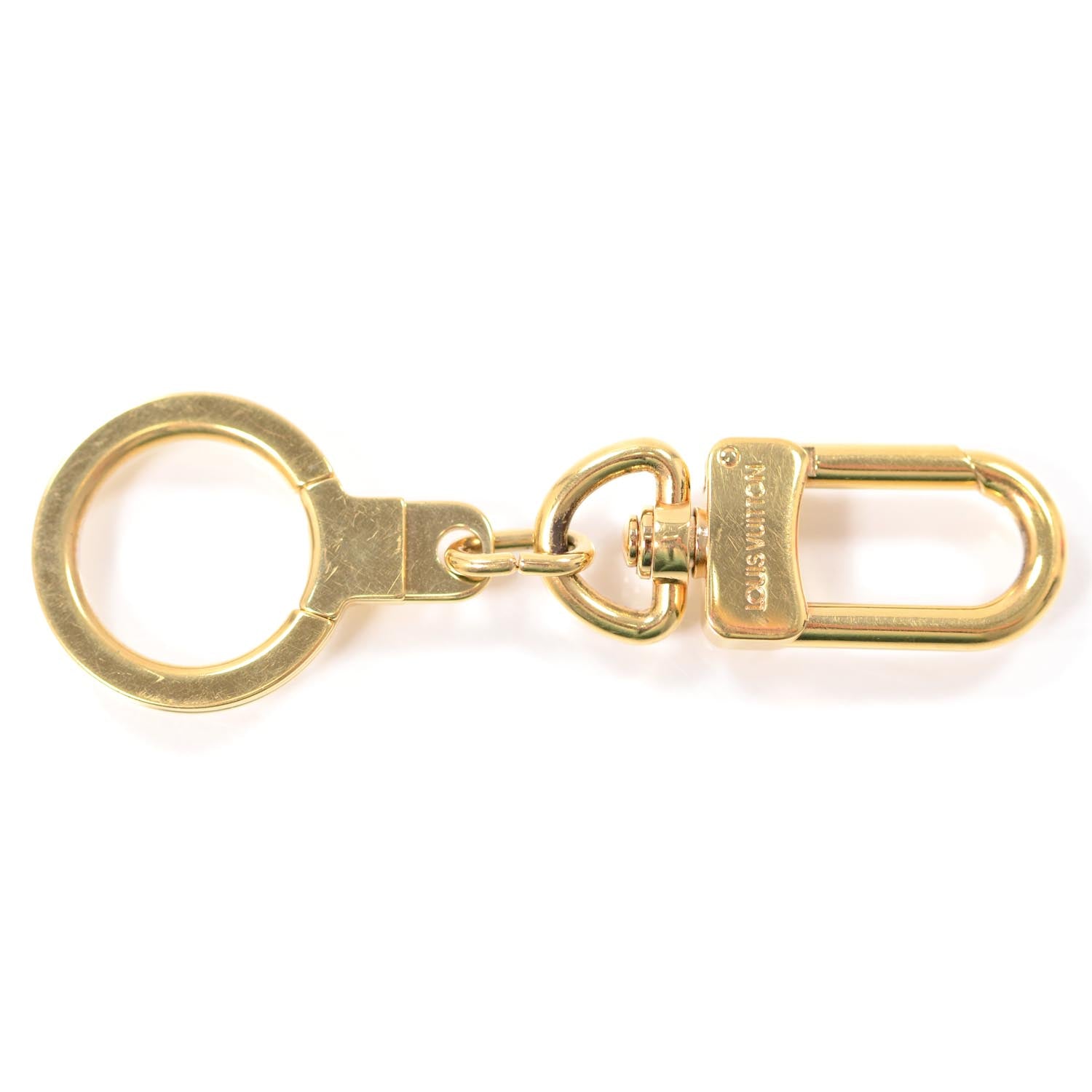 Louis Vuitton Pochette Extender Key Ring Gold 3 of 4