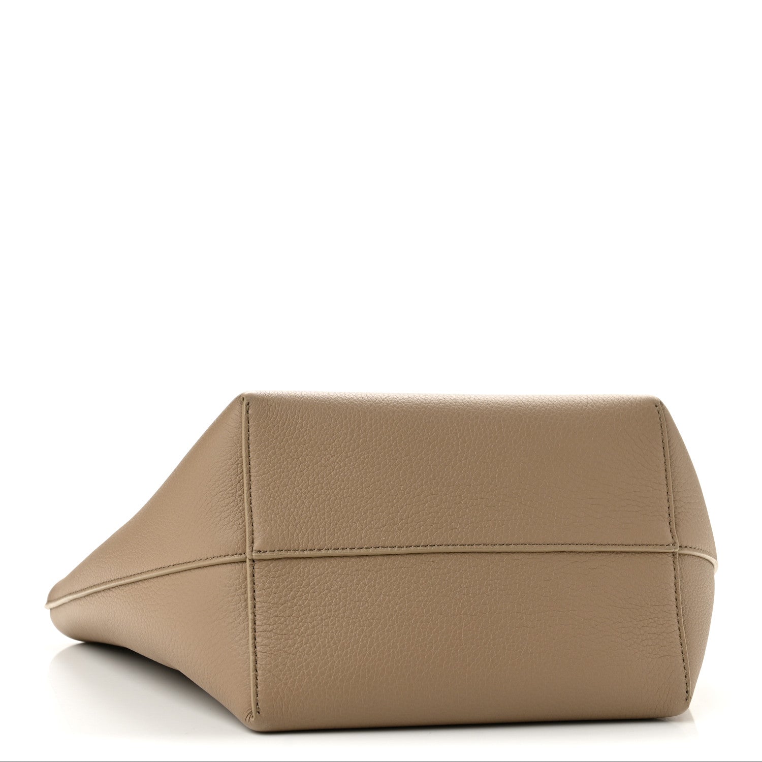 The Row Matte Grained Calfskin Medium Park Tote Dark Taupe 4 of 9