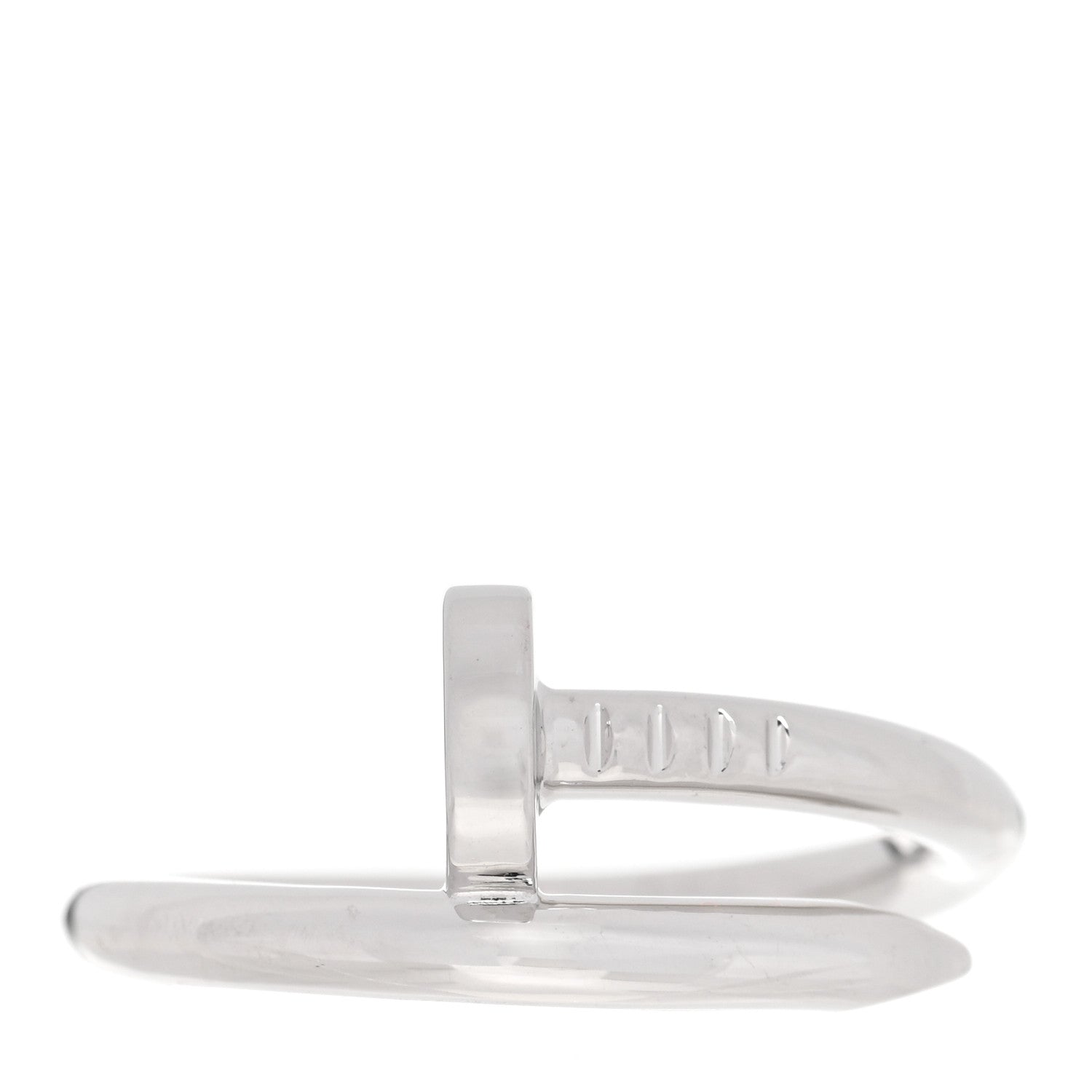 Cartier 18K White Gold Juste Un Clou Ring 57 8 1 of 4