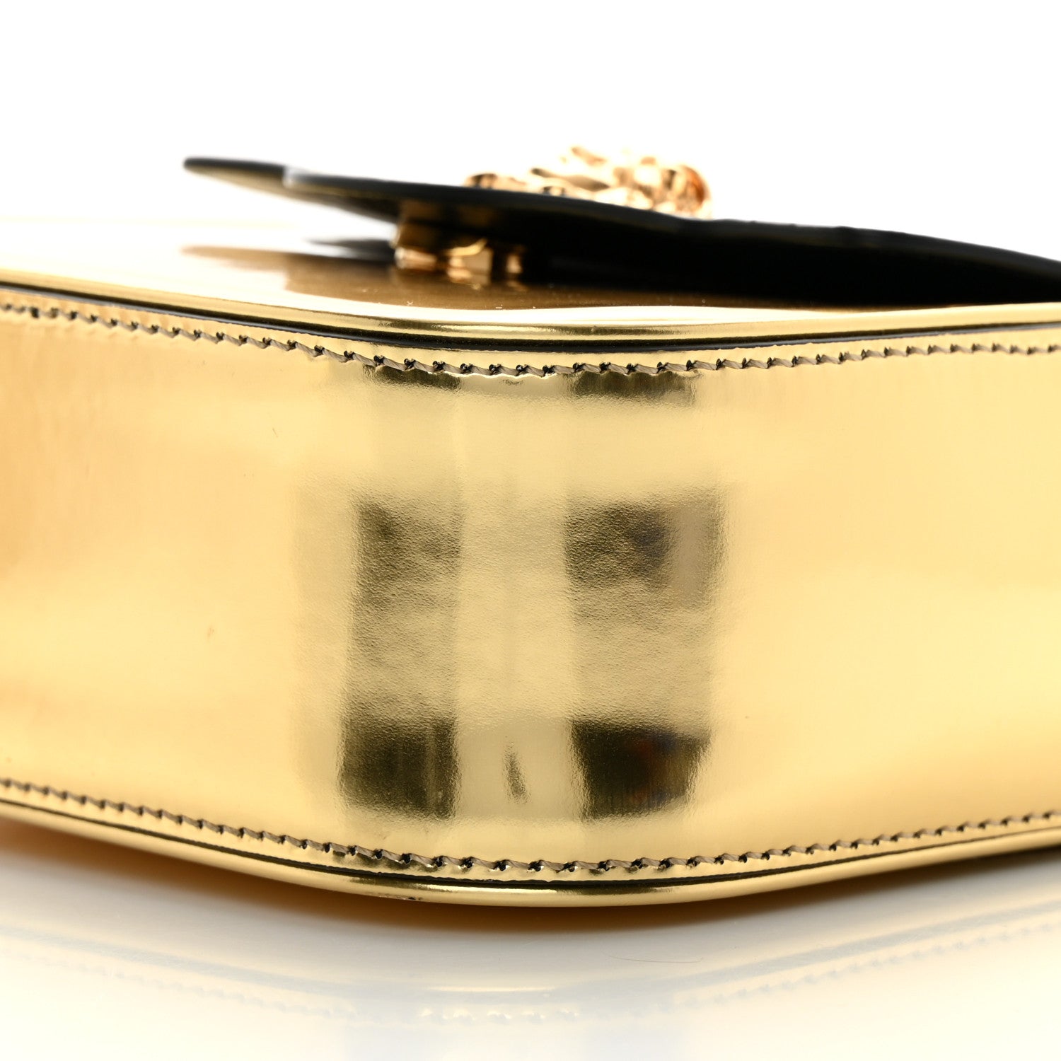 Versace Metallic Calfskin Mini La Medusa Bag Gold 9 of 12