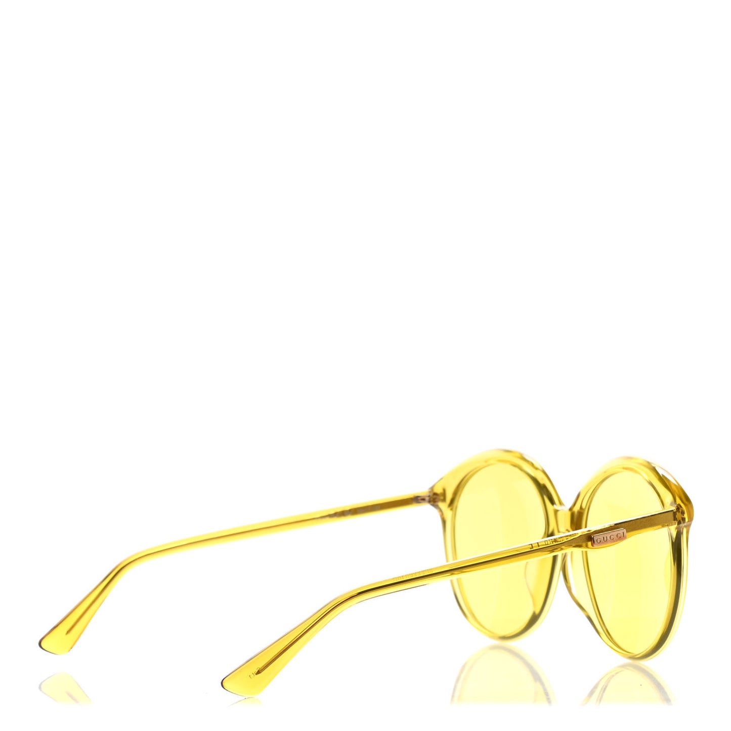 Acetate GG Sunglasses GG0257S Yellow