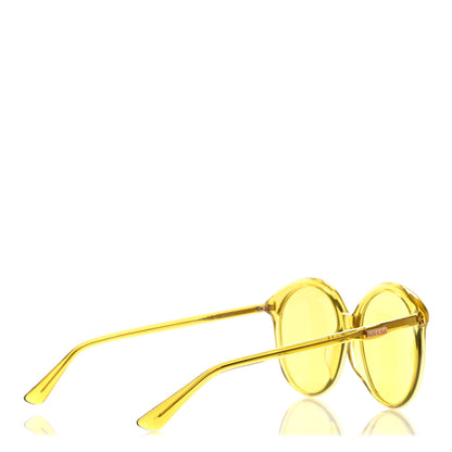 Gucci Acetate GG Sunglasses GG0257S Yellow 4 of 4