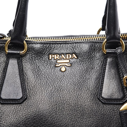 Prada Vitello Daino Tote Black 13 of 14