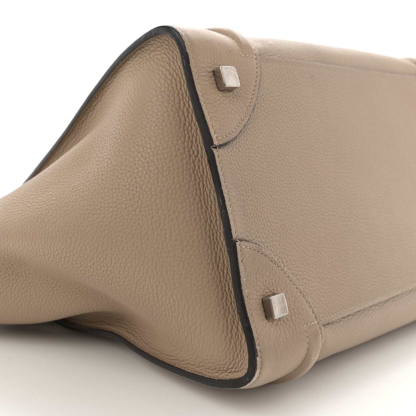 Drummed Calfskin Mini Luggage Dune