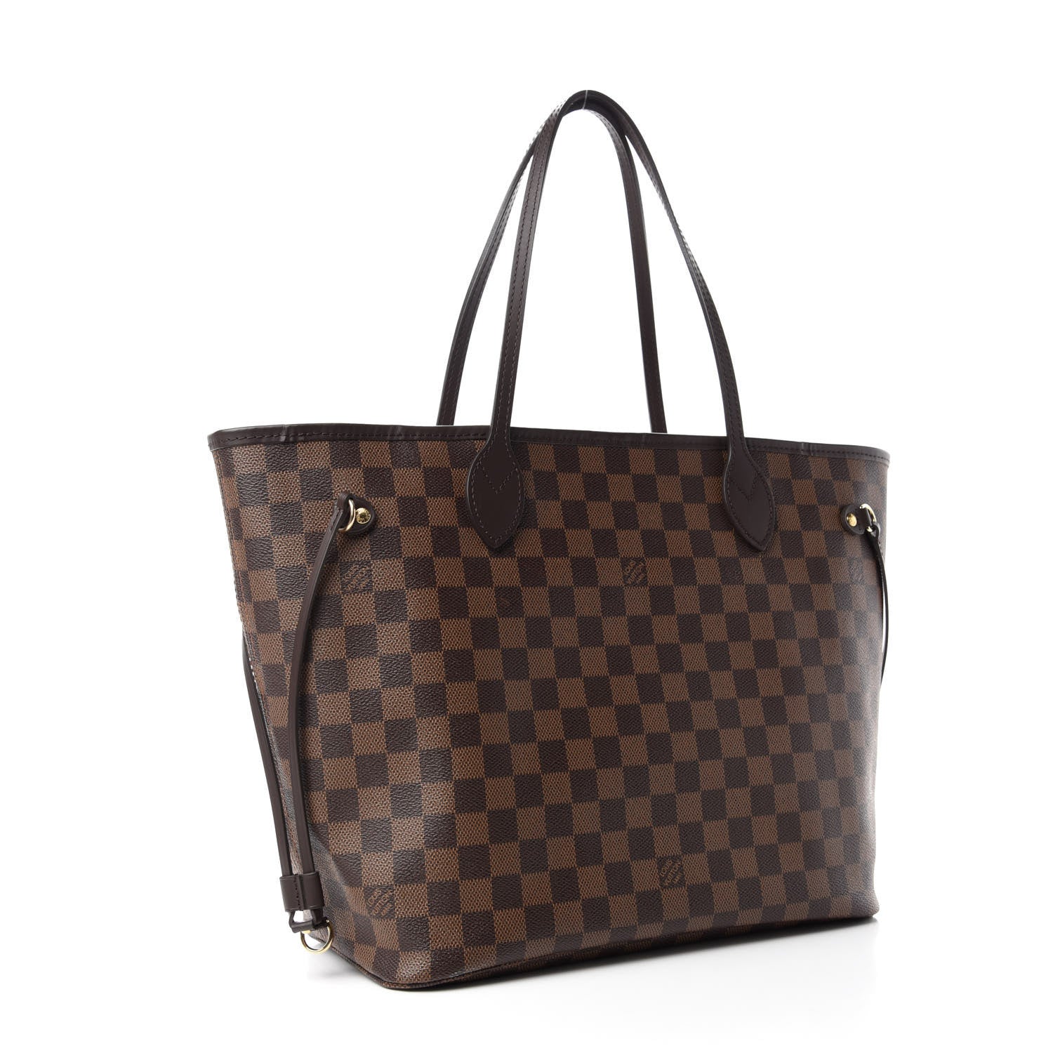 Louis Vuitton Damier Ebene Neo Neverfull MM Rose Ballerine 3 of 12