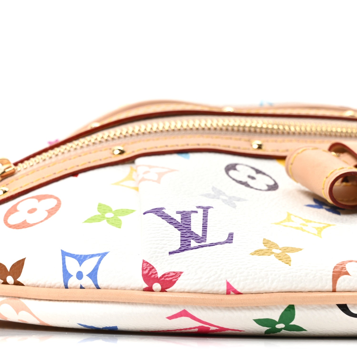 Louis Vuitton LV X TM Monogram Multicolor High Rise Bumbag White 8 of 9