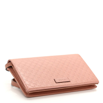 Gucci Microguccissima Crossbody Wallet Soft Pink 3 of 9