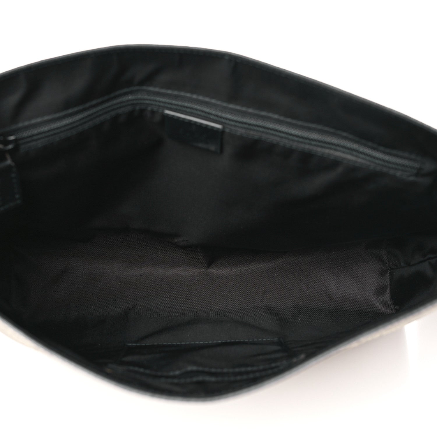 Gucci GG Supreme Monogram Web Flap Messenger Bag Black 5 of 10