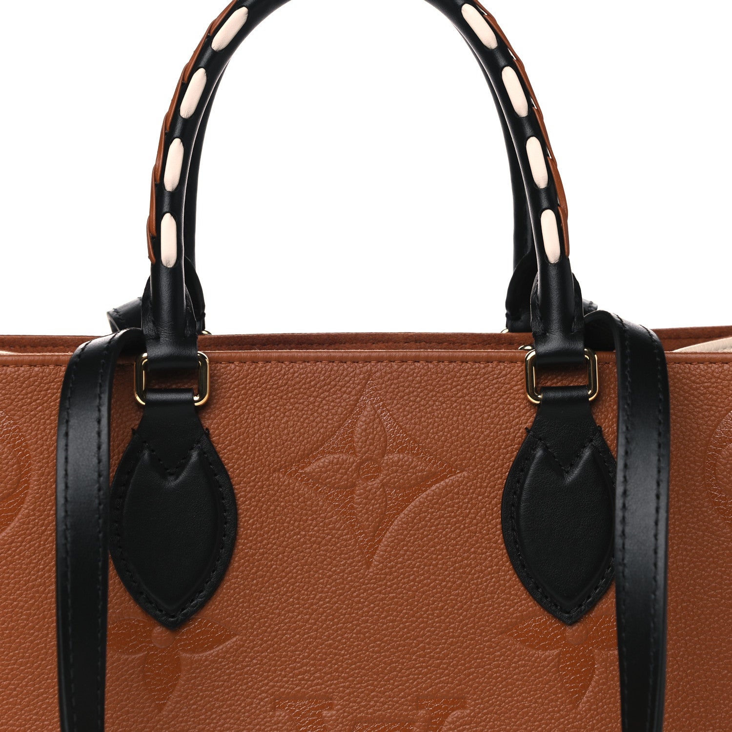 Louis Vuitton Empreinte Monogram Giant Wild At Heart Onthego MM Caramel 6 of 11