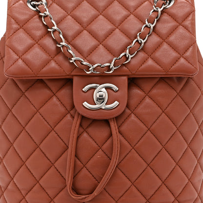 Chanel Lambskin Quilted Small Urban Spirit Backpack Brown 8 of 12