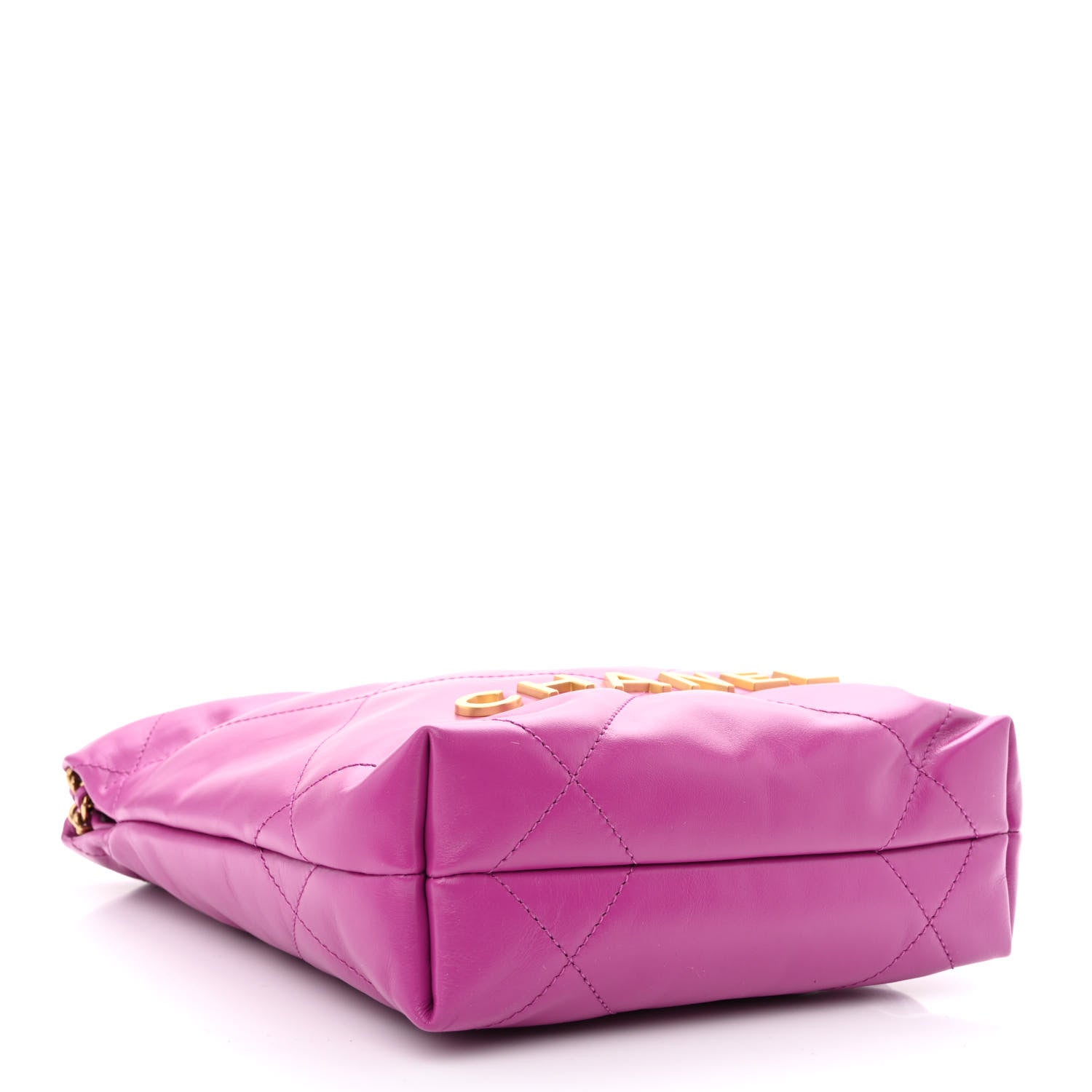 Chanel Shiny Calfskin Quilted Mini Chanel 22 Purple 4 of 11