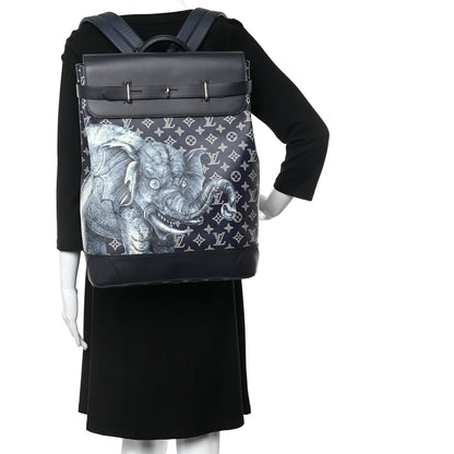 Louis Vuitton Savane Monogram Elephant Chapman Steamer Backpack Encre 2 of 17