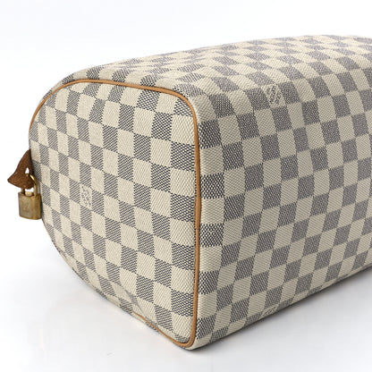 Louis Vuitton Damier Azur Speedy 30 12 of 16