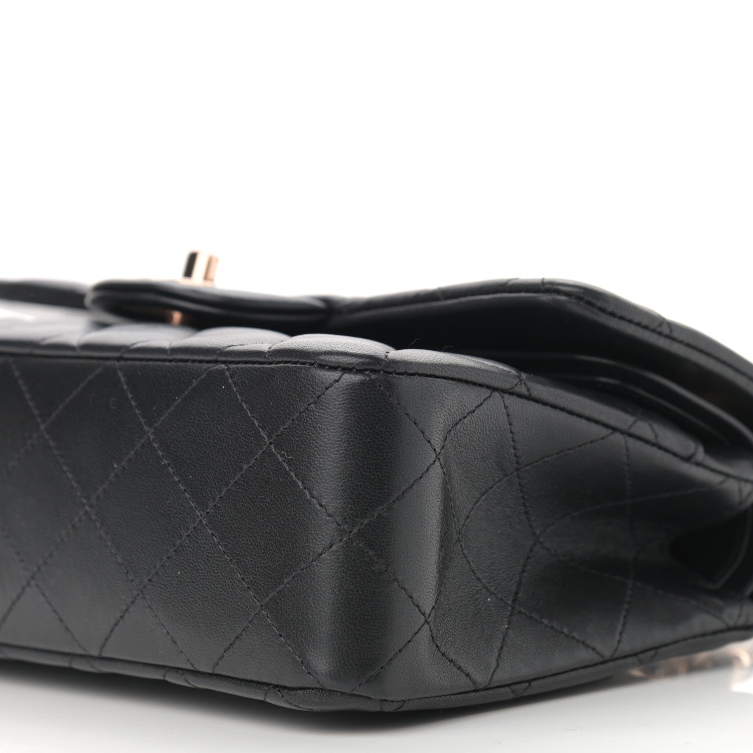 Chanel Lambskin Quilted Small Double Flap Black 6 of 16