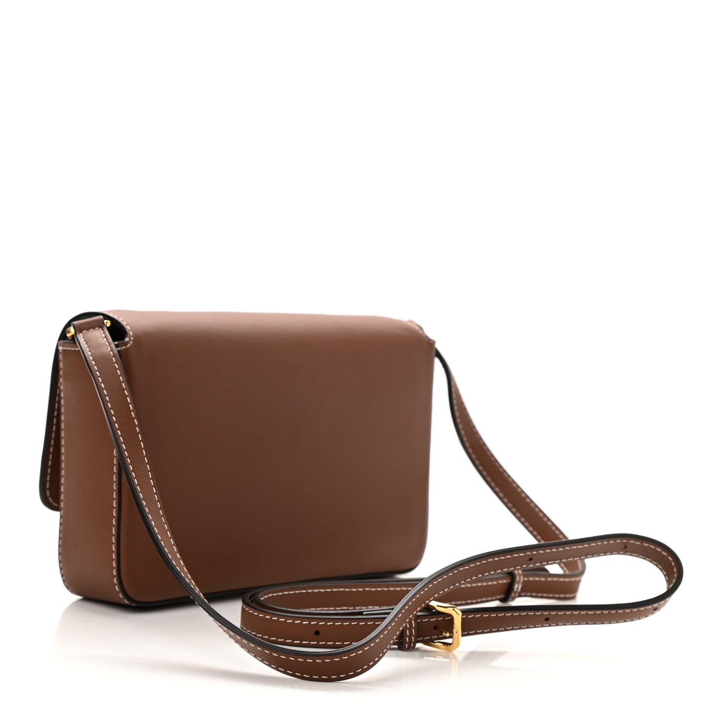 Calfskin Vintage Check Penny Bag Archive Beige Tan