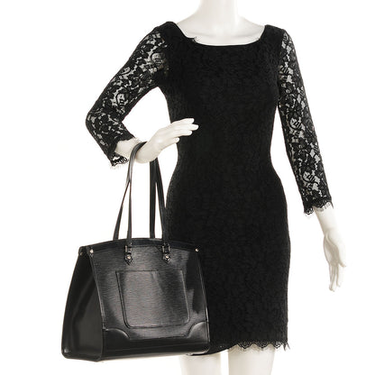 Louis Vuitton Epi Madeleine GM Black 2 of 7