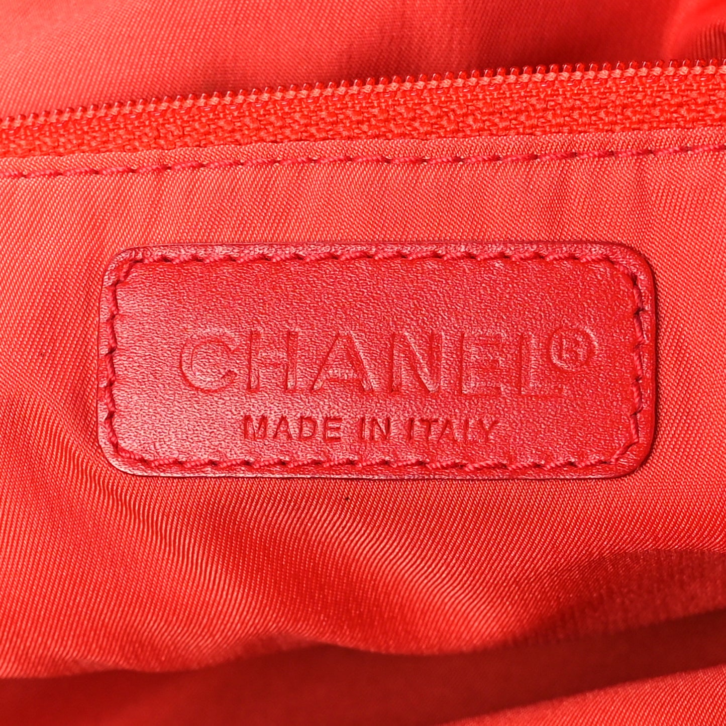 Nylon Small Travel Tote Red