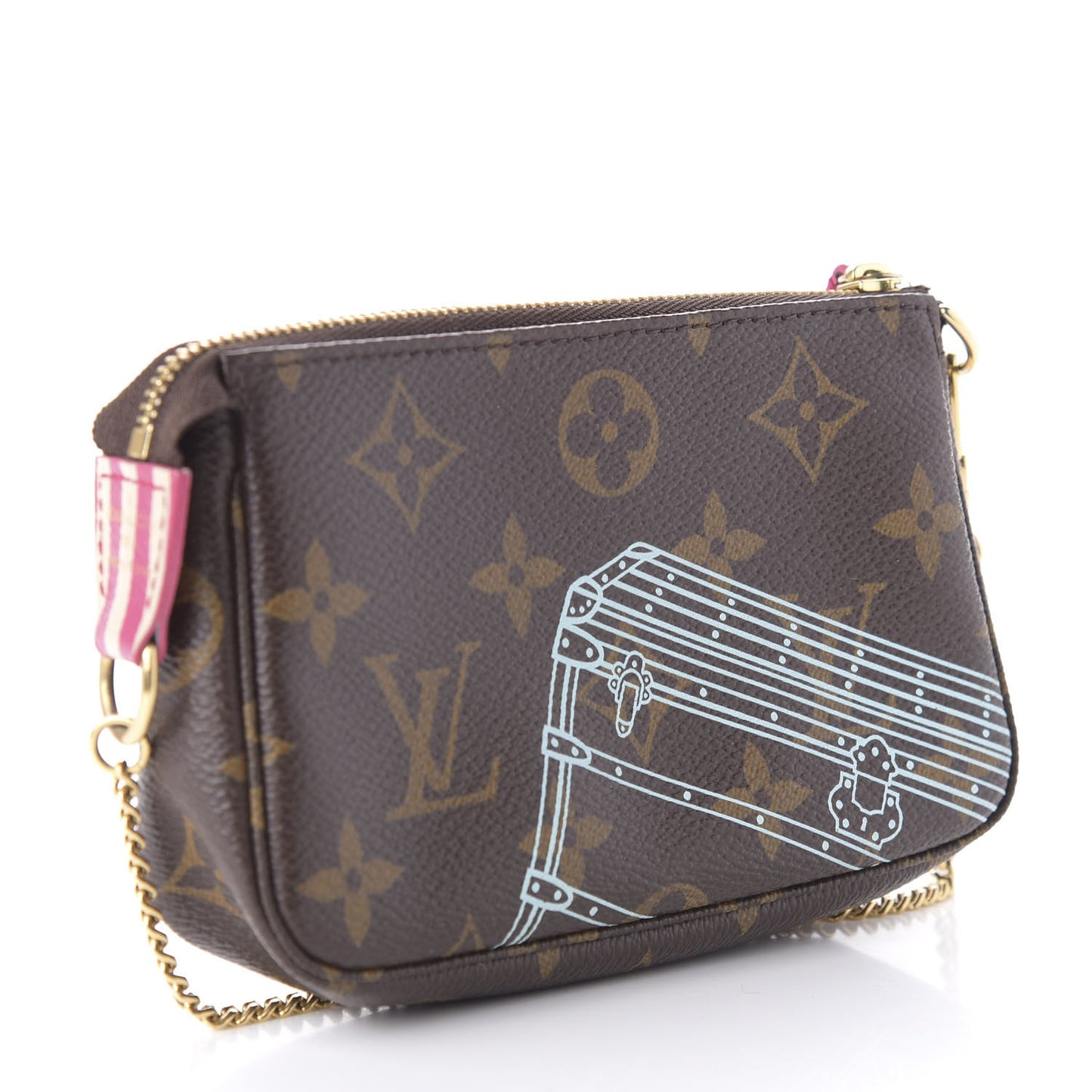 Monogram 2014 Christmas Animation Mini Pochette Accessories