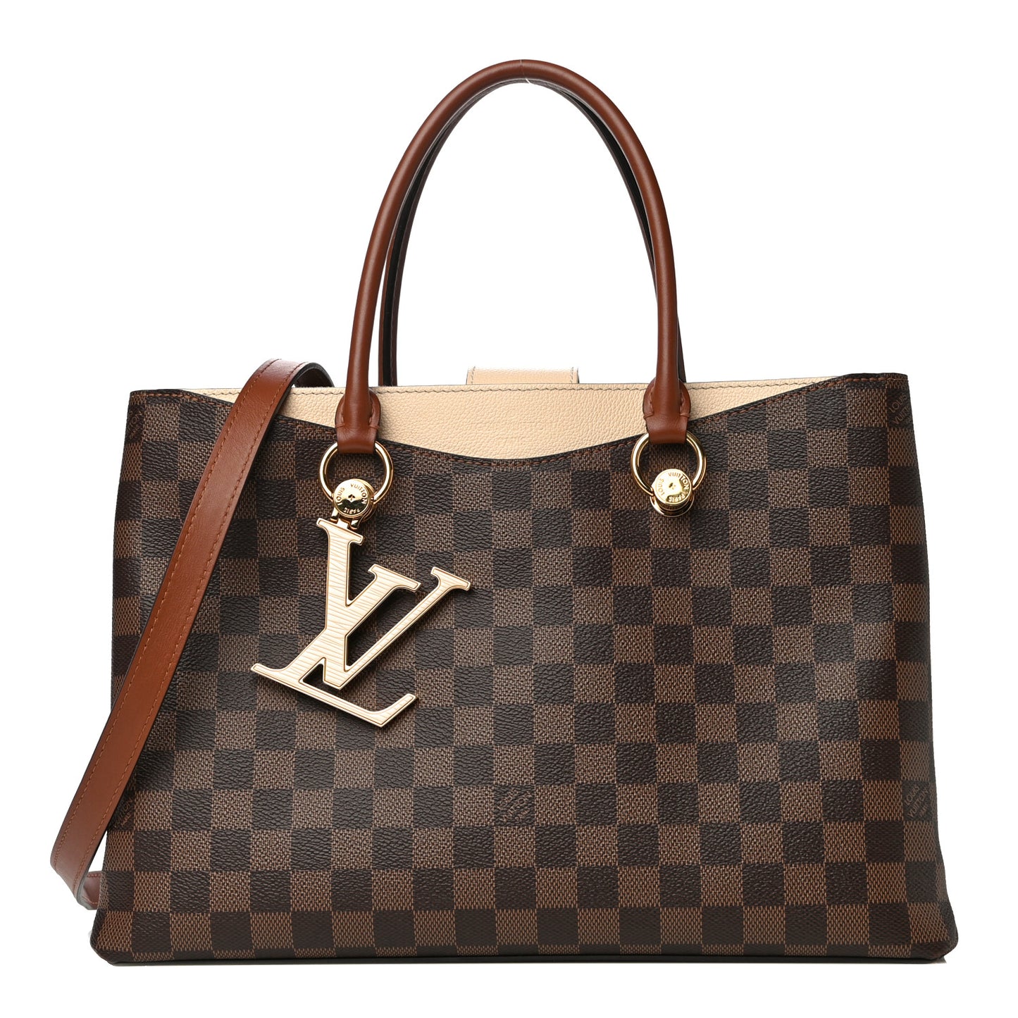 Damier Ebene LV Riverside Creme