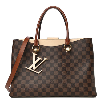 Louis Vuitton Damier Ebene LV Riverside Creme 1 of 9