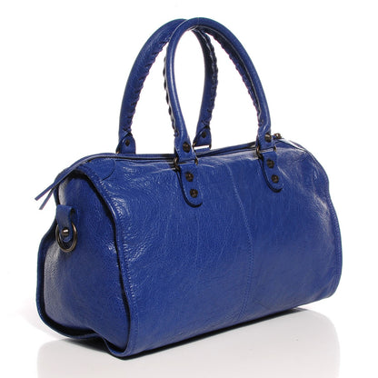 Balenciaga Agneau Classic Hardware Maxi Twiggy Bleuette 3 of 17