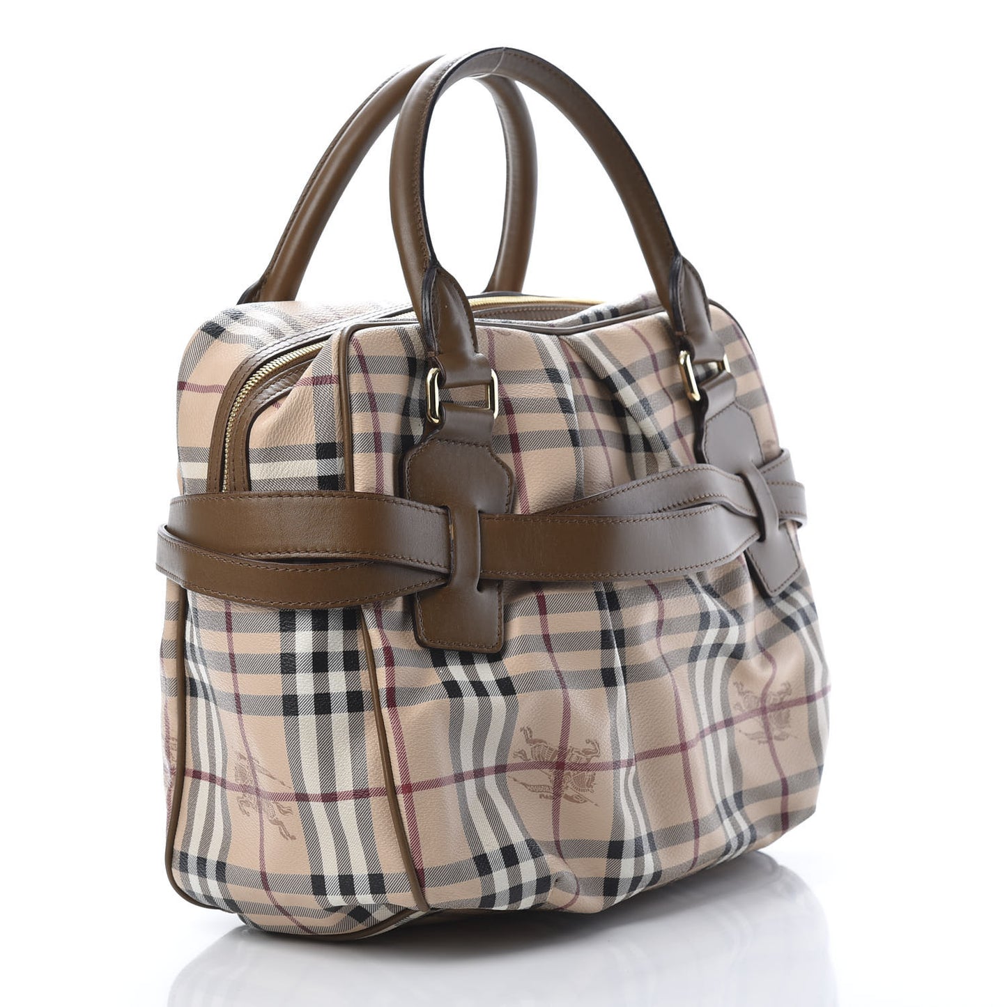Haymarket Check Medium Bowden Bag Toffee