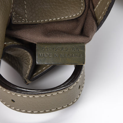 Chloe Calfskin Mini Marcie Round Crossbody Bag Baobab Green 6 of 10