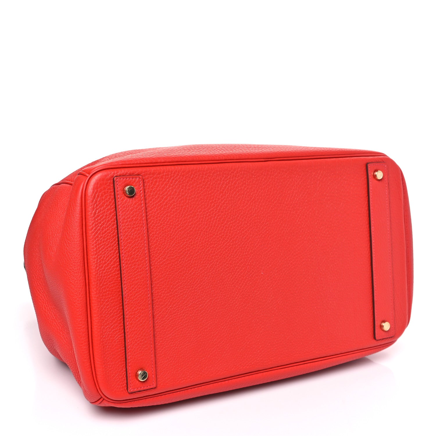 Hermes Togo HAC Birkin 40  Rouge Casaque 3 of 11