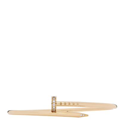 Cartier 18K Yellow Gold Diamond Small Juste Un Clou Bracelet 15 1 of 5