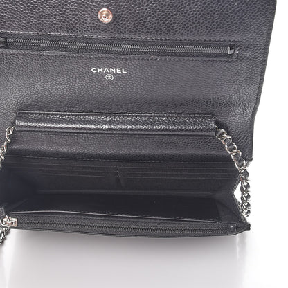 Chanel Caviar Quilted Wallet On Chain WOC Black 5 of 9
