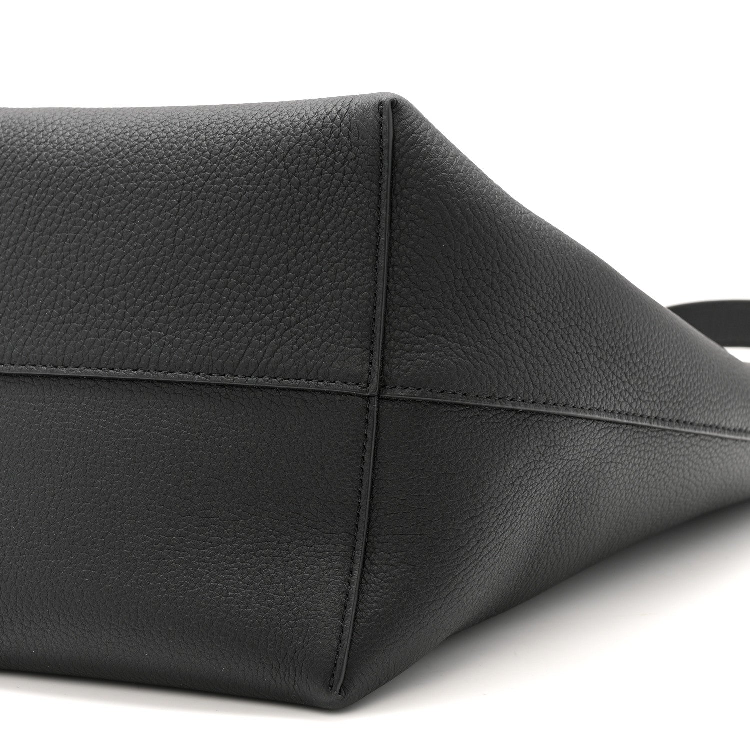 The Row Grained Calfskin Medium N/S Park Tote Black 9 of 9
