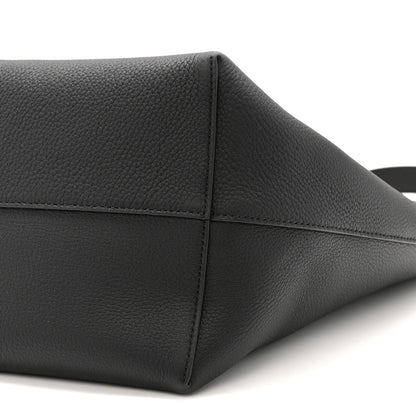 The Row Grained Calfskin Medium N/S Park Tote Black 9 of 9