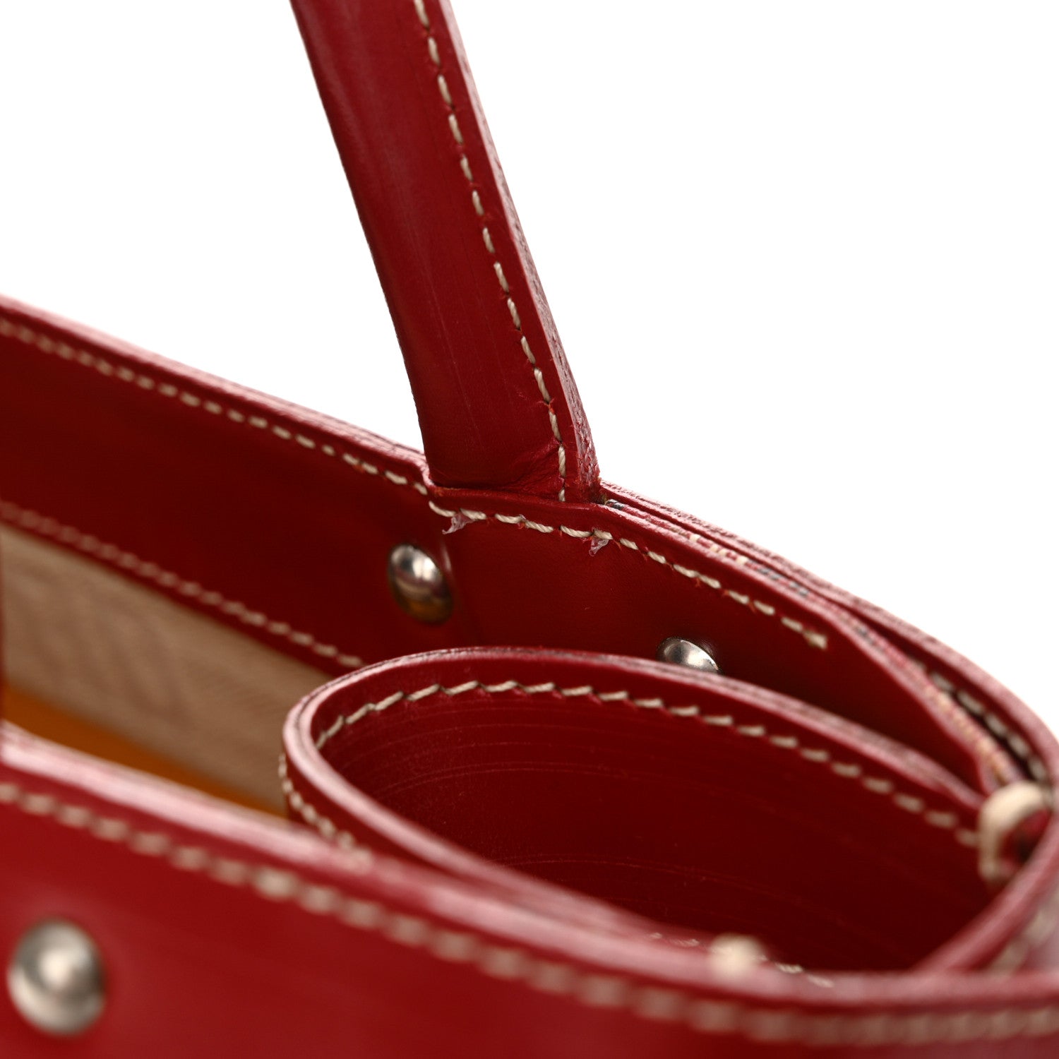 Goyard Goyardine Jersey PM Bag Red 15 of 15