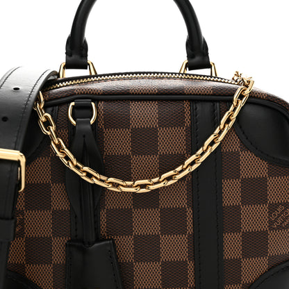 Louis Vuitton Damier Ebene Valisette Souple BB Black 7 of 9