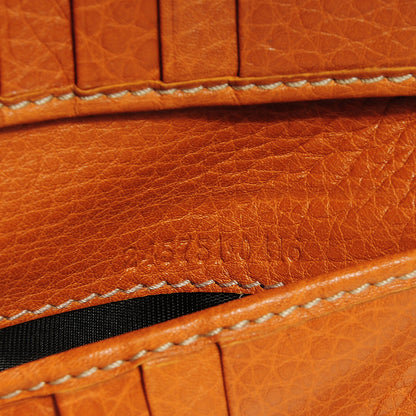 Gucci Leather Web Horsebit French Flap Wallet Light Tobacco 7 of 7