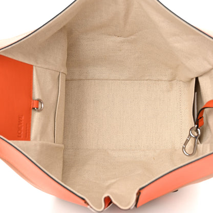 Loewe Calfskin Whipstitch Small Hammock Shoulder Bag Tan Orange 5 of 10