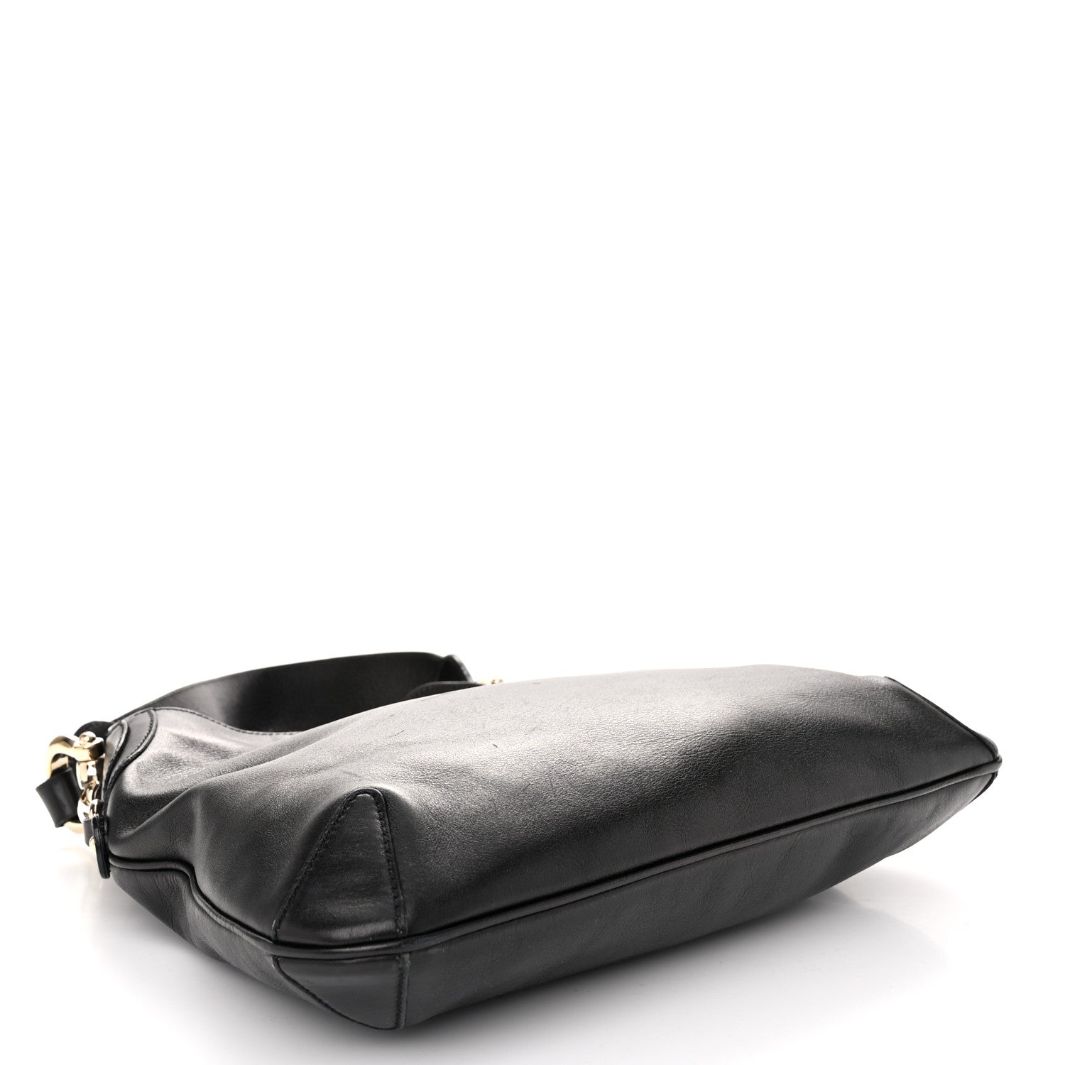 Gucci Calfskin Creole Hobo Black 4 of 10