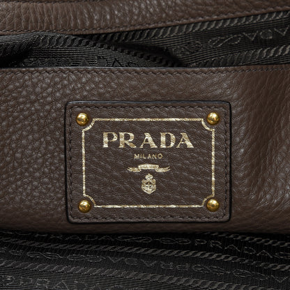 Prada Vitello Daino Shopping Tote Bambu 7 of 8