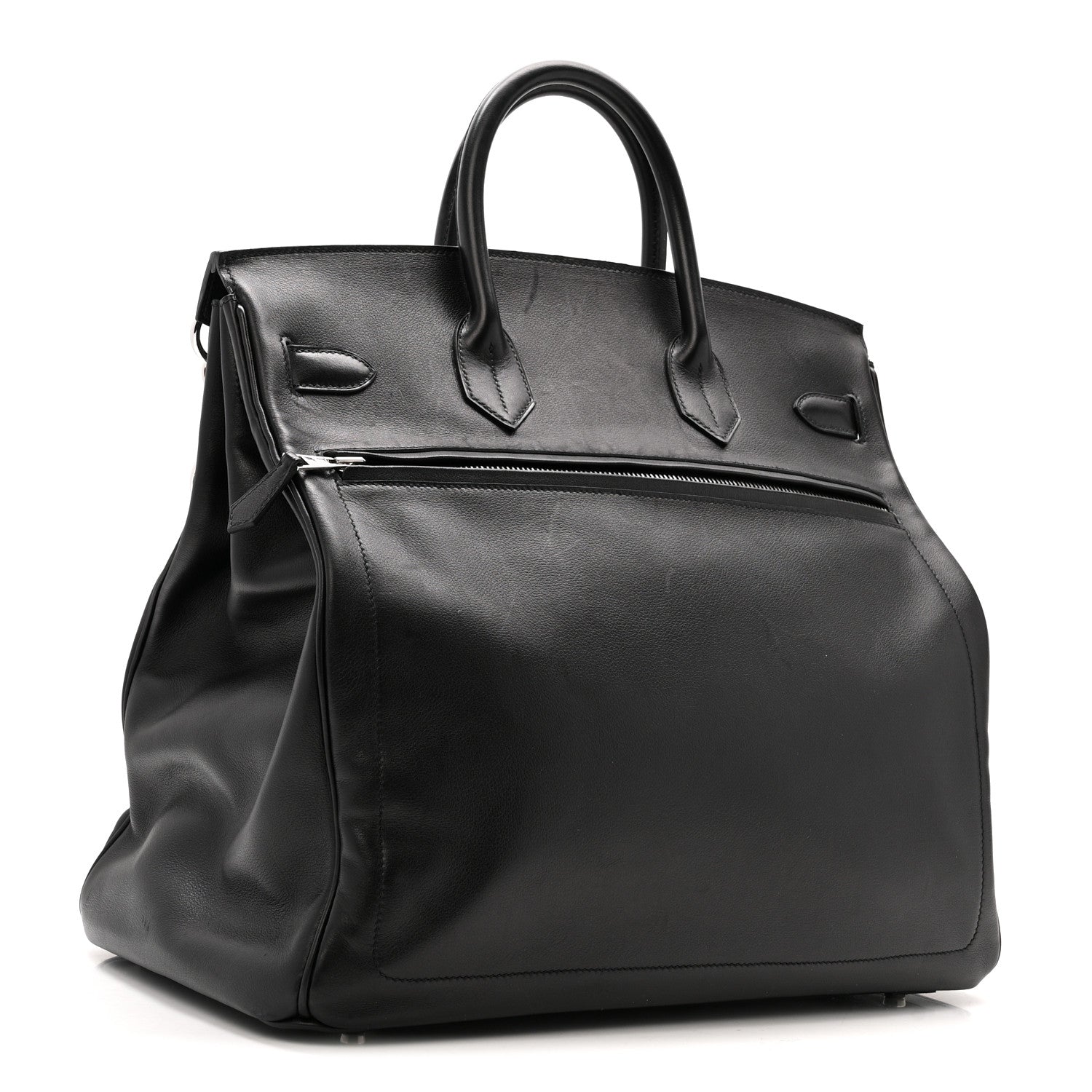 Hermes Veau Volupto Rock HAC Birkin 40 Black 3 of 17