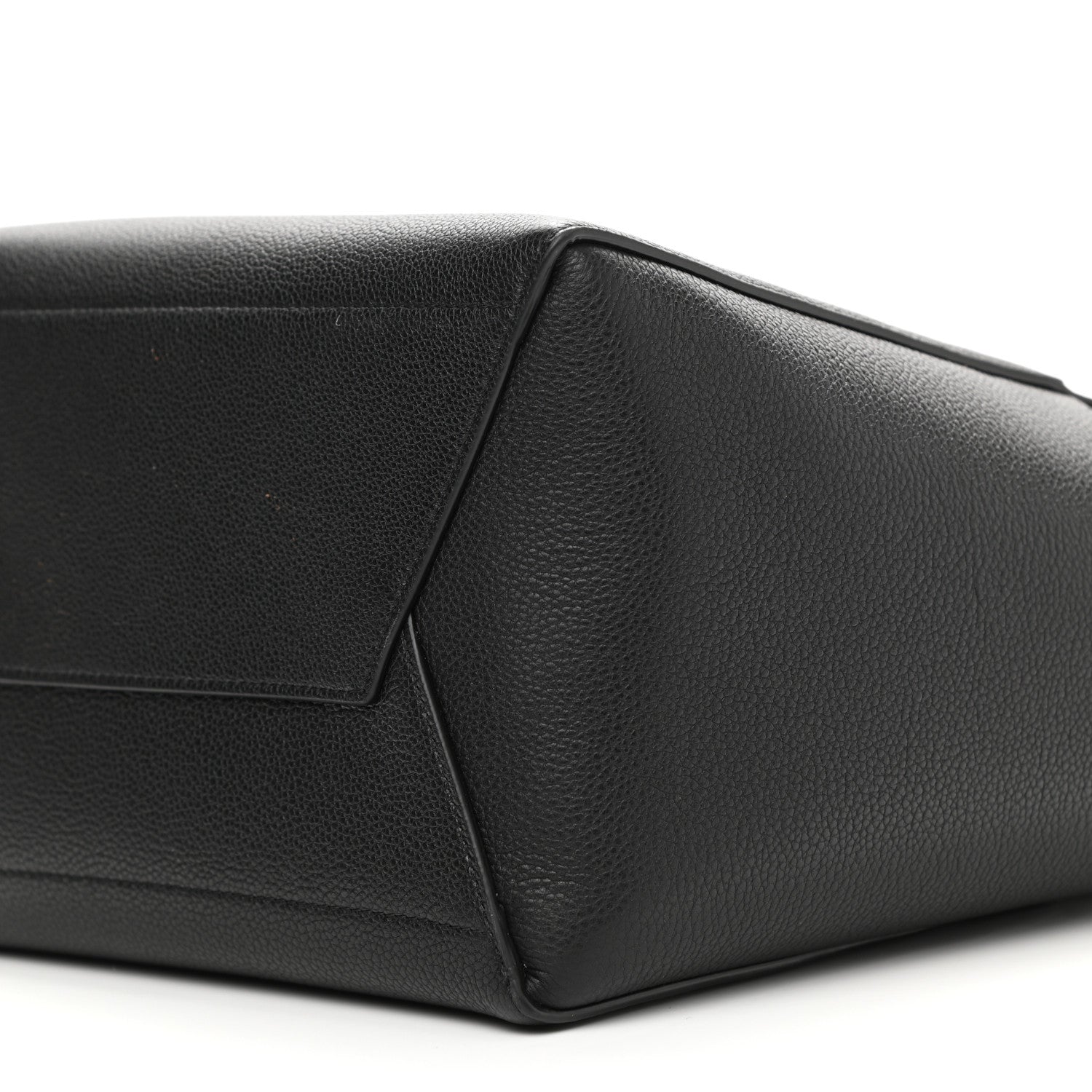 Celine Soft Grained Calfskin Sangle Bucket Bag Black 8 of 9