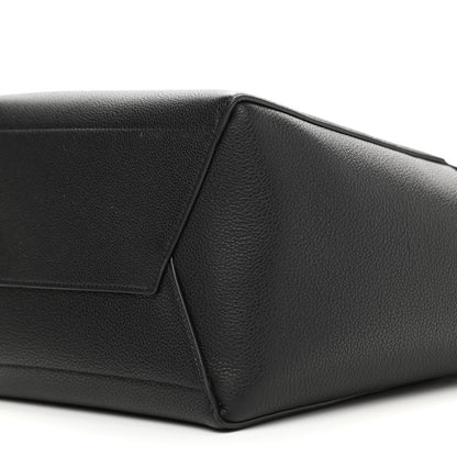 Celine Soft Grained Calfskin Sangle Bucket Bag Black 8 of 9