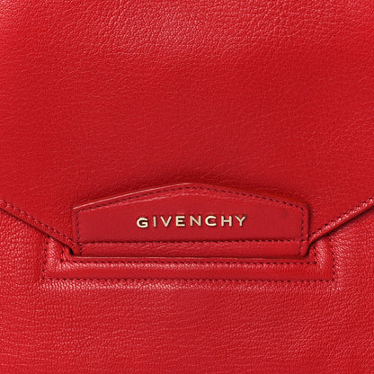 Givenchy Sugar Goatskin Medium Antigona Envelope Clutch Red 8 of 10