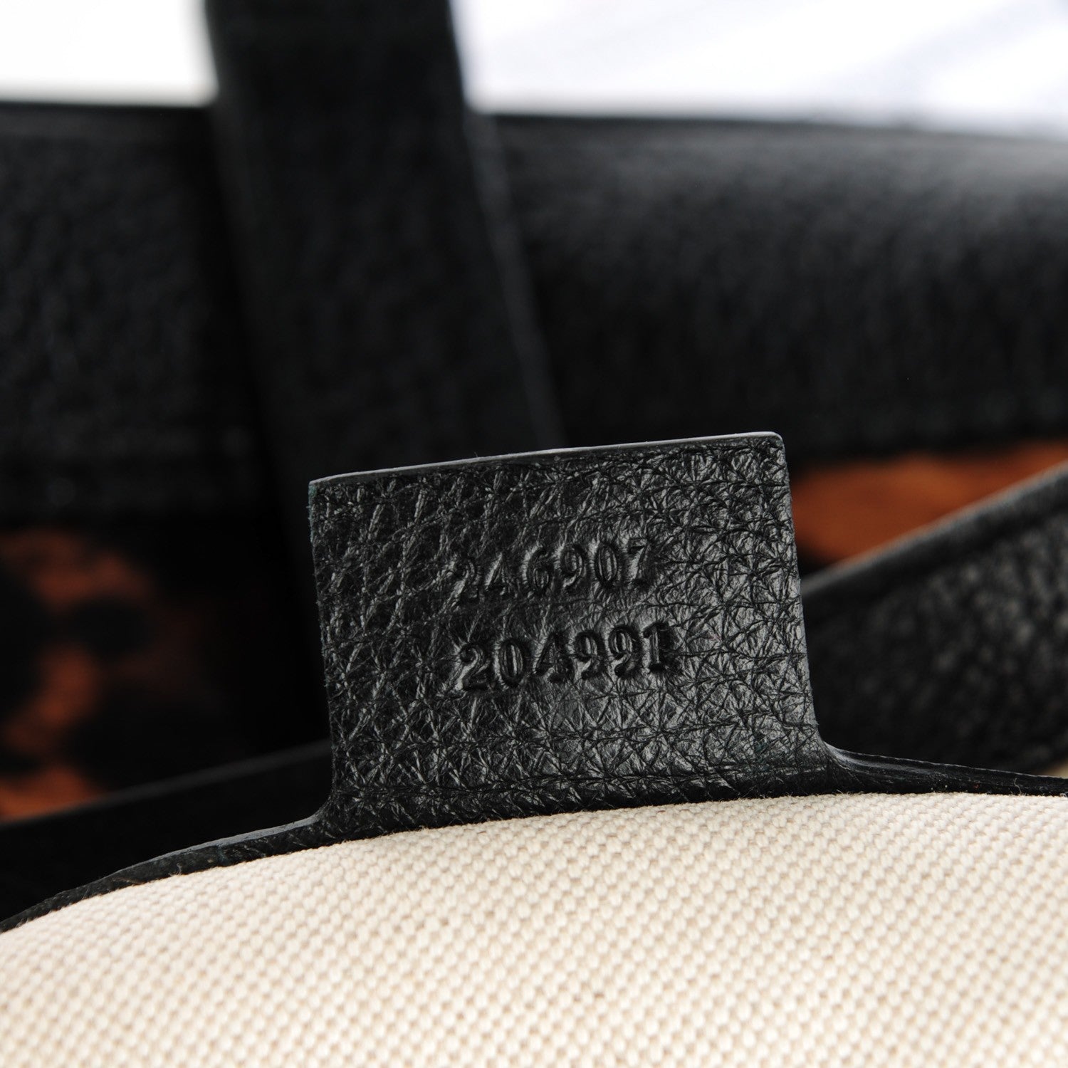 Gucci Calf Hair Jaguar Print Medium New Jackie Hobo Black 7 of 7