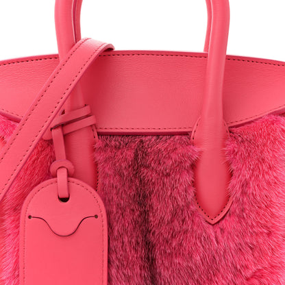 Alexander McQueen Fur Calfskin Mini Heroine 21 Pink 9 of 17