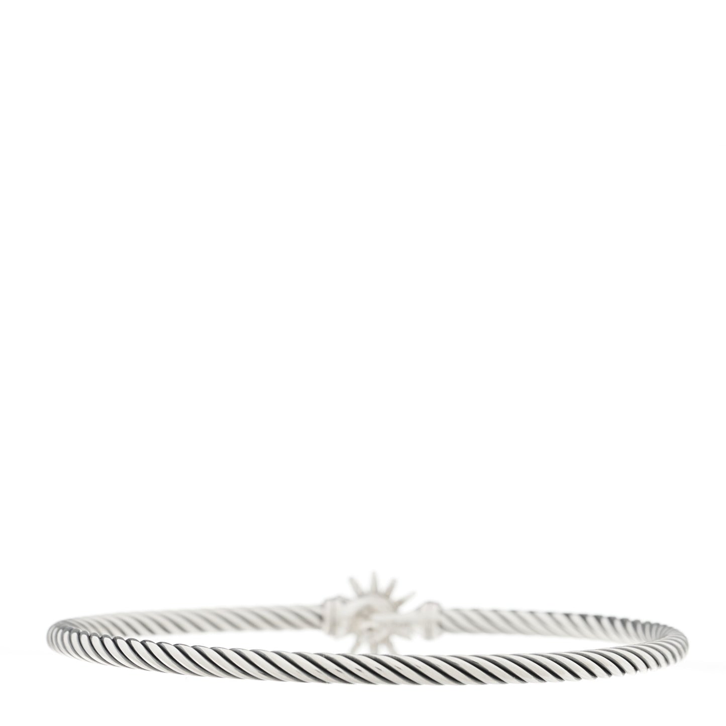 Sterling Silver Diamond Starburst Bracelet