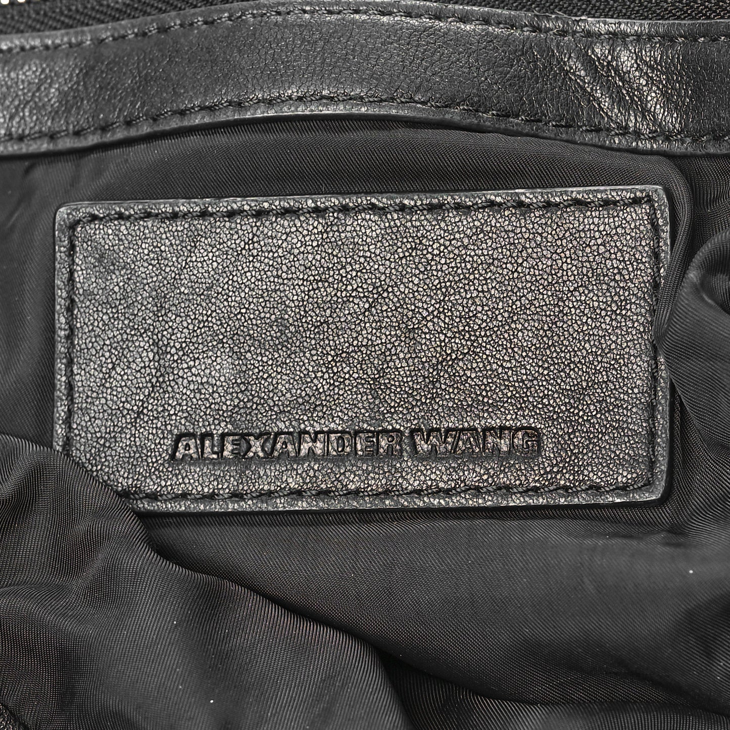 Lambskin Marti Backpack Bag Washed Black Rhodium Hardware