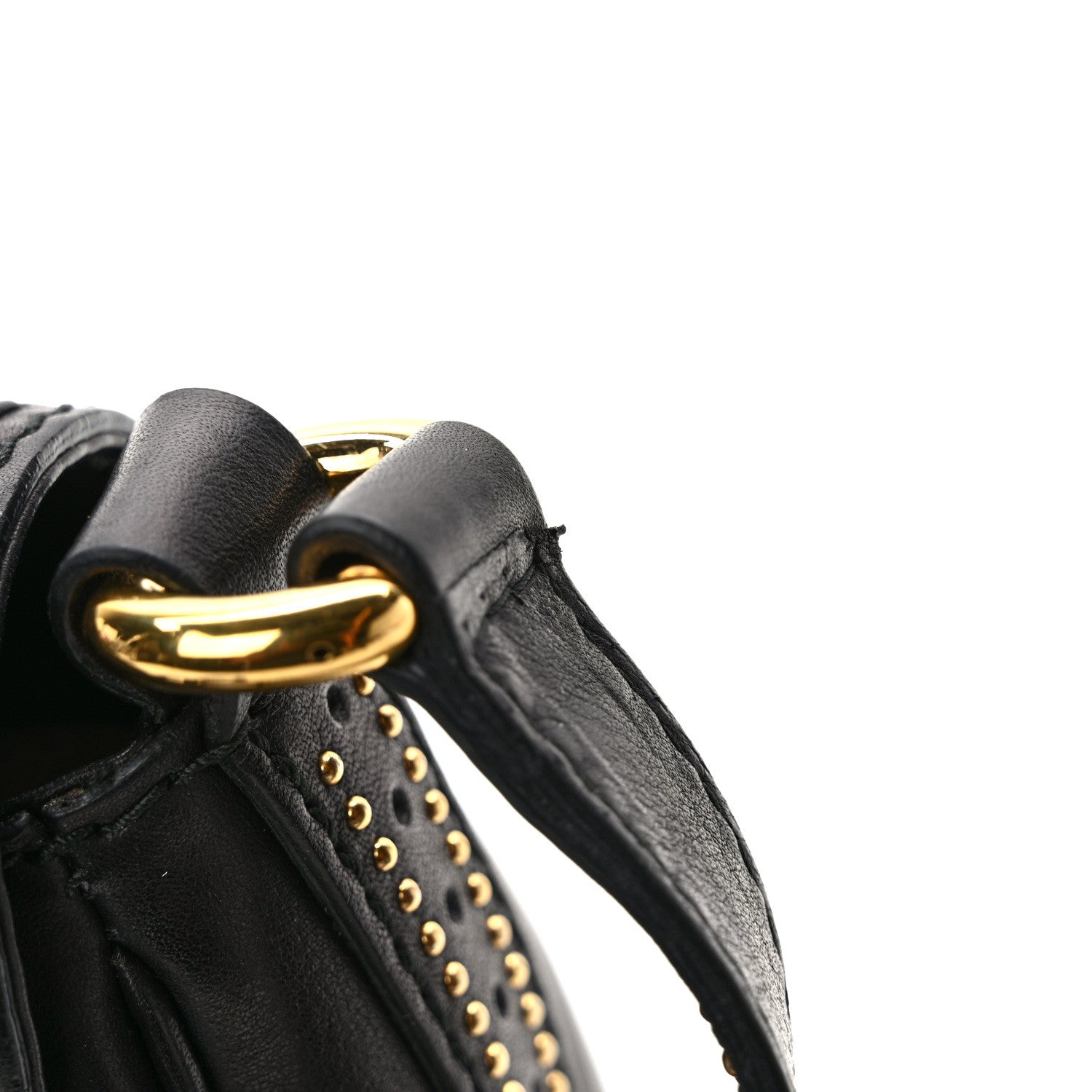 Gucci Calfskin Small Snaffle Bit Shoulder Bag Black 10 of 10