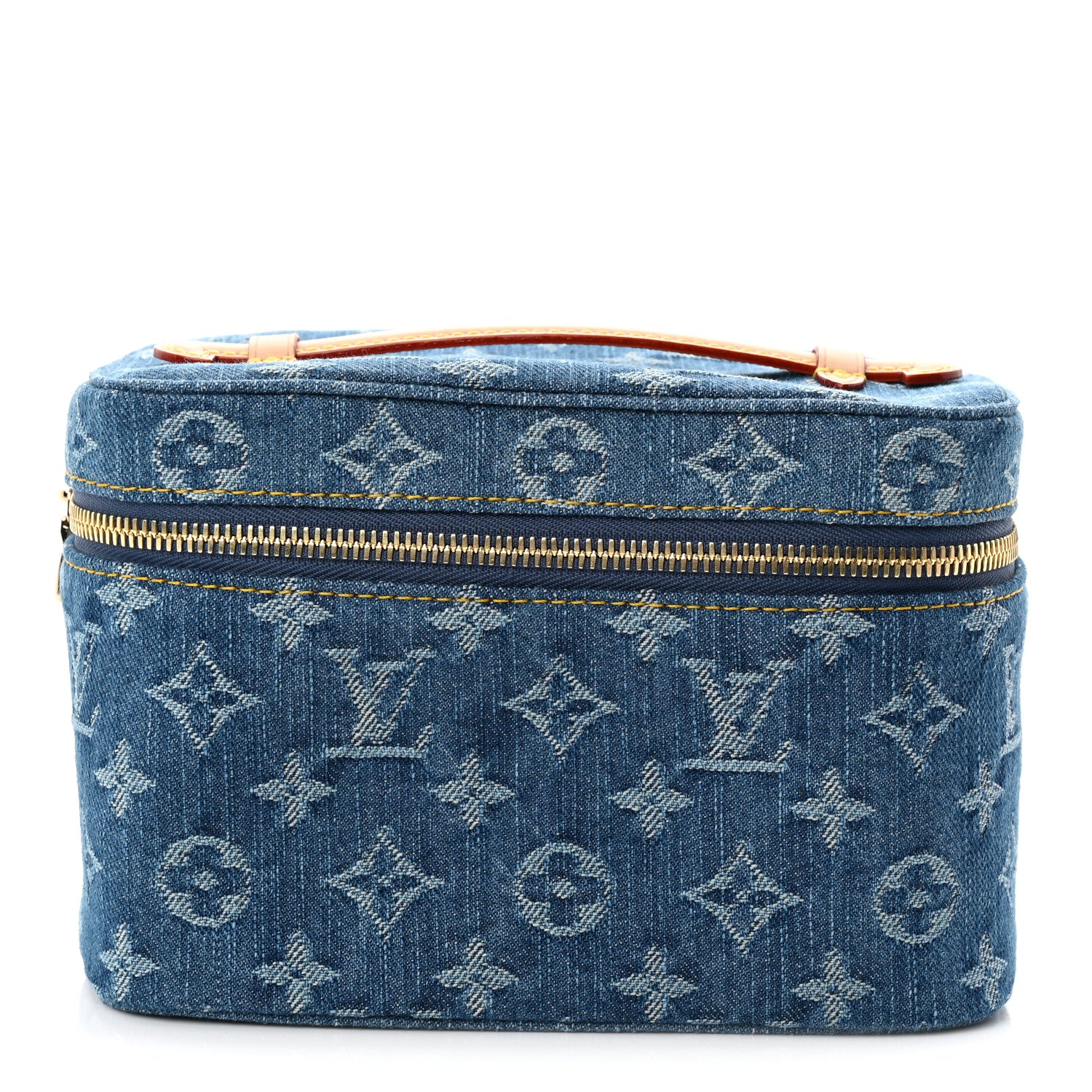 Louis Vuitton Monogram Denim Nice Mini Blue 1 of 7