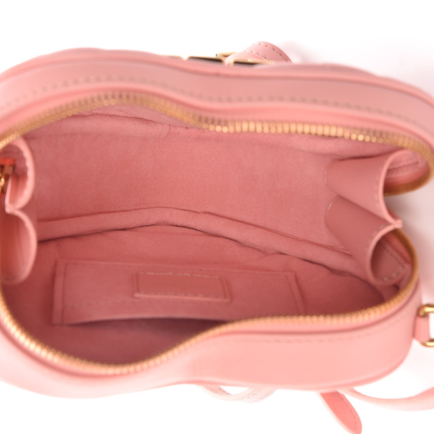 Calfskin New Wave Heart Bag Rose Pomettes